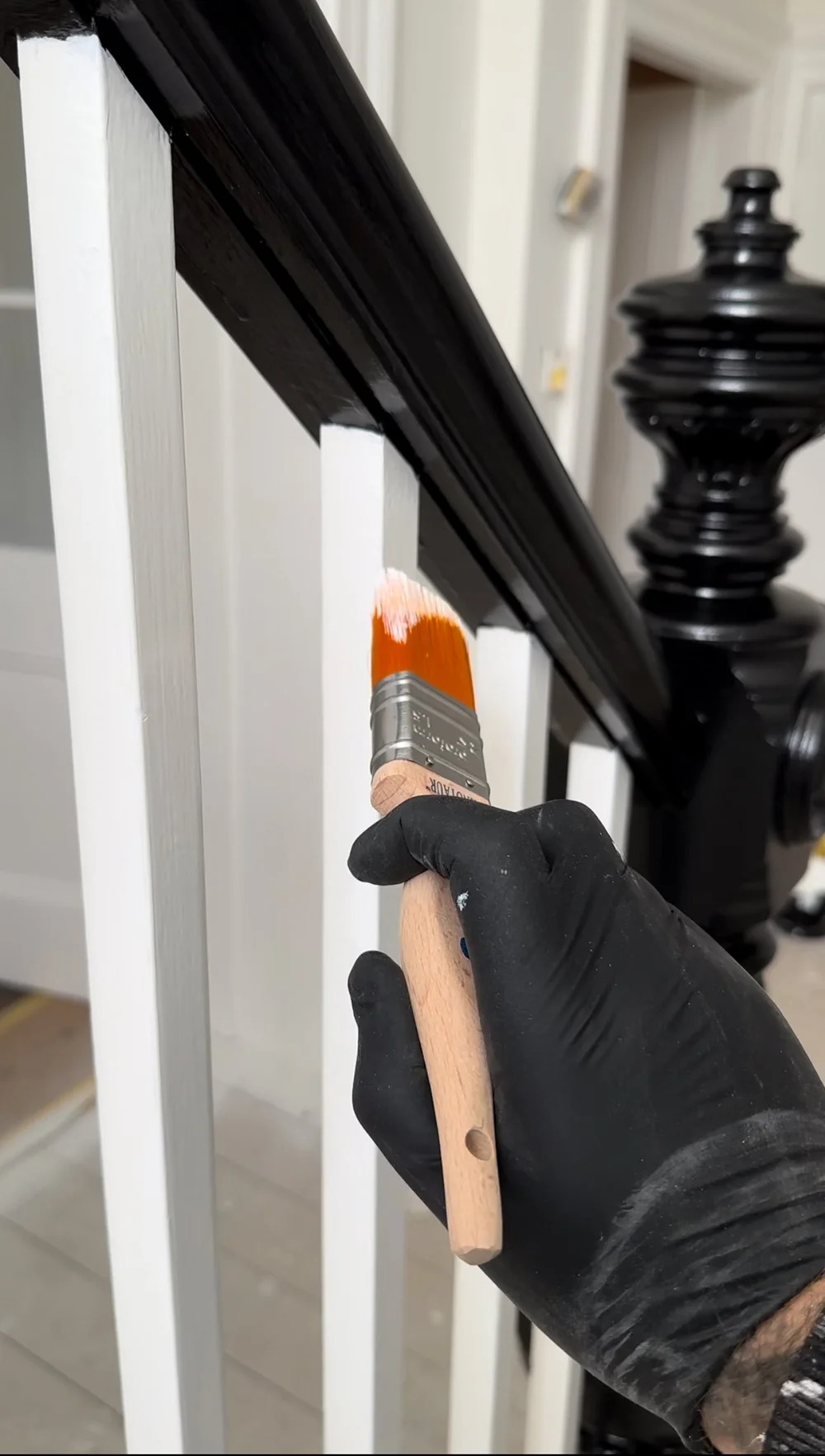 Hand-finished detail — painting and decorating by The Crown Painters